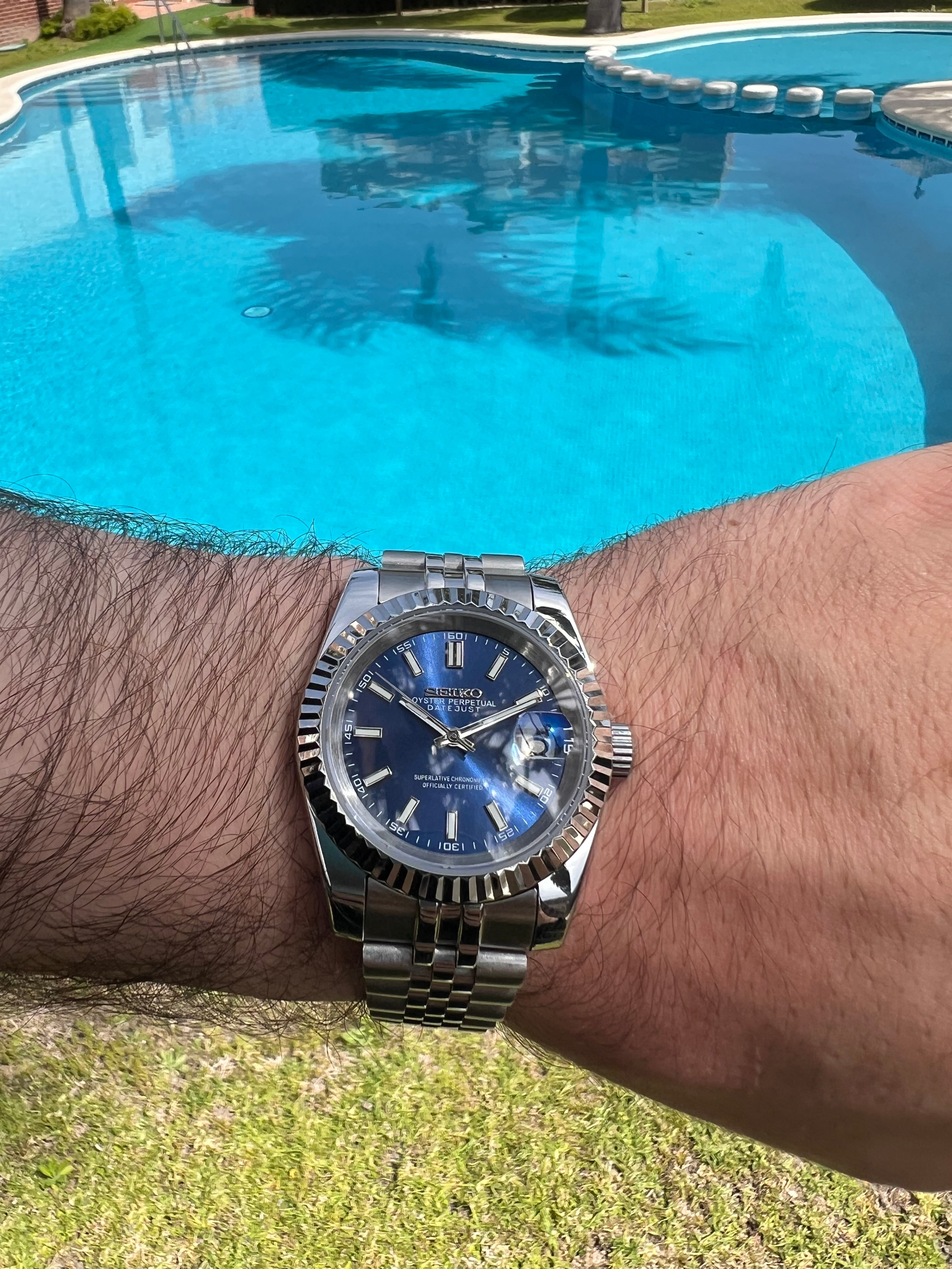Seiko Datejust Blue dial