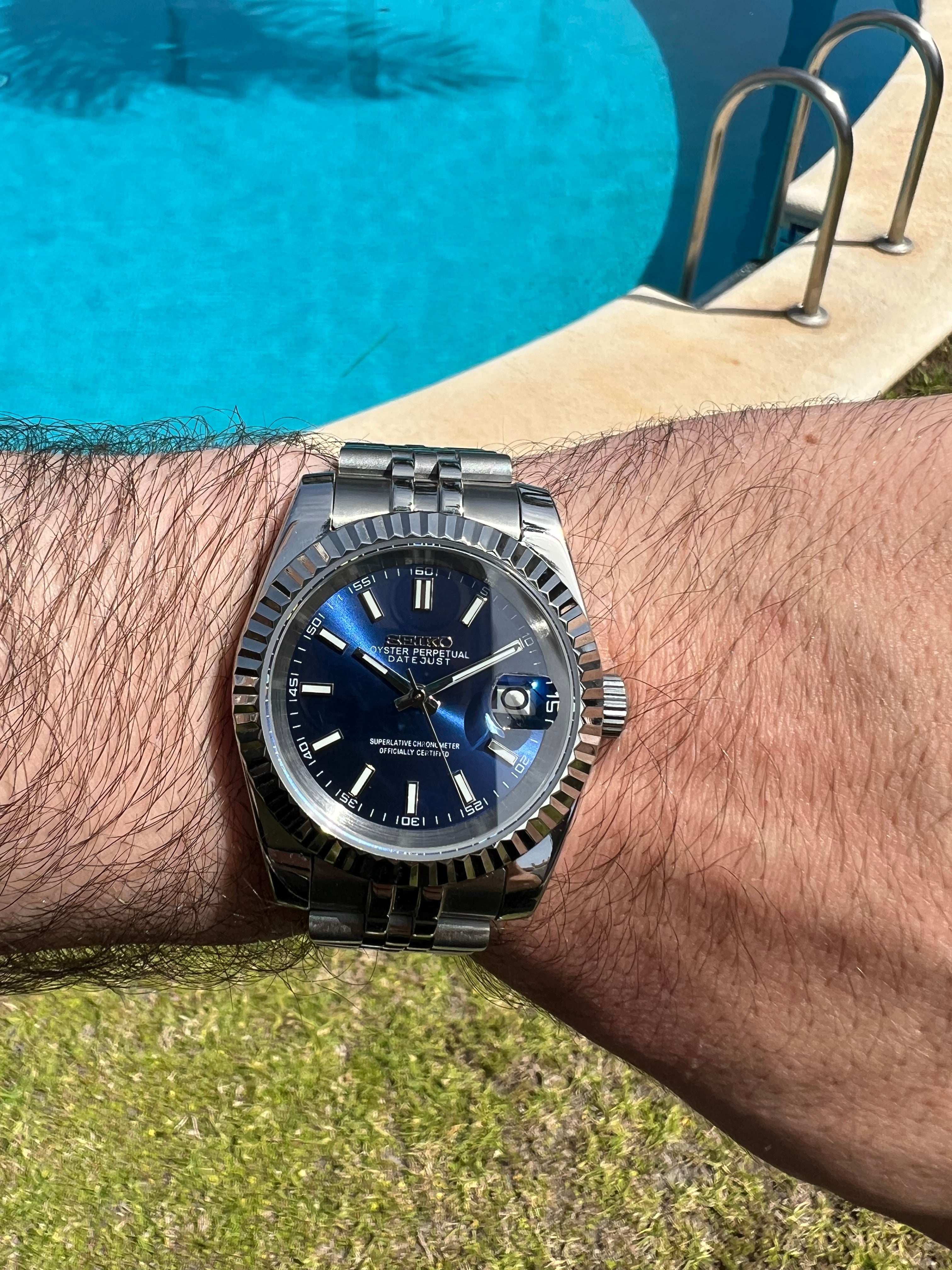 Seiko Datejust Blue dial