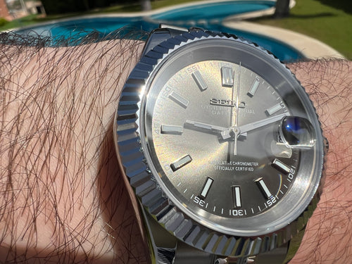 Seiko Datejust Dark Grey Dial