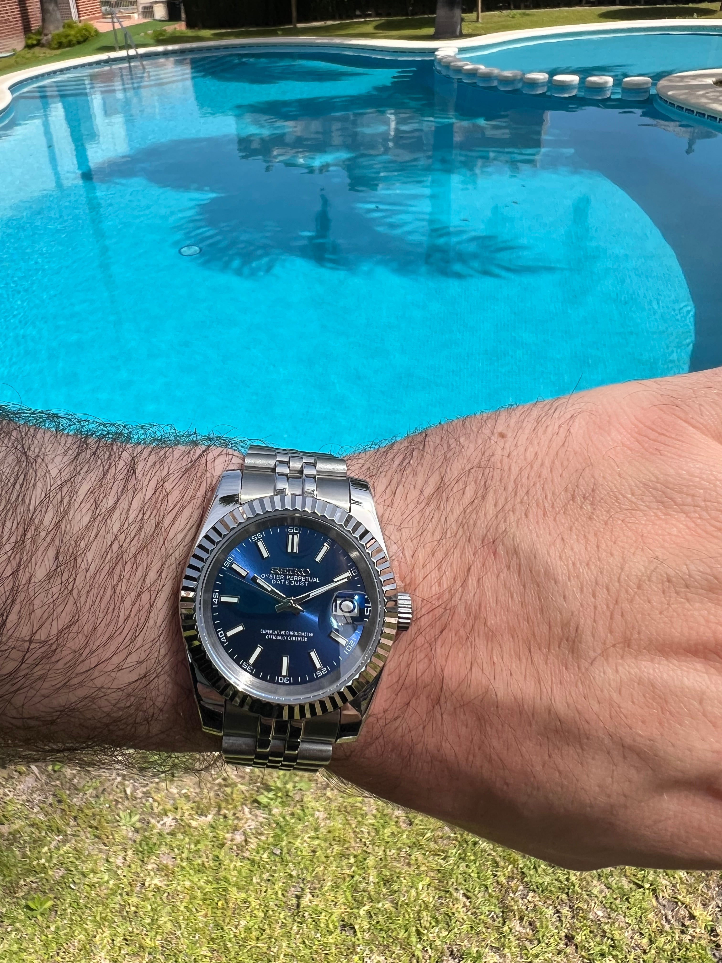 Seiko Datejust Blue dial